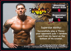 REVOLUTION Batista Superstar Card